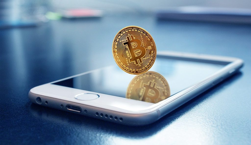 bitcoin, mobile, bitcoin with money